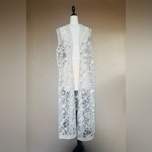Stunning Vintage Pira Long Sleeveless Duster